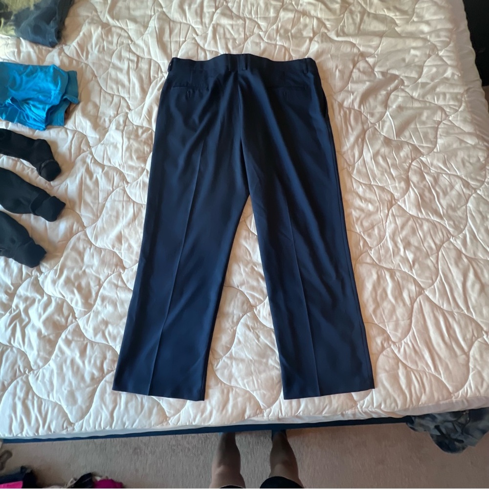 Classic Navy Blue Trousers